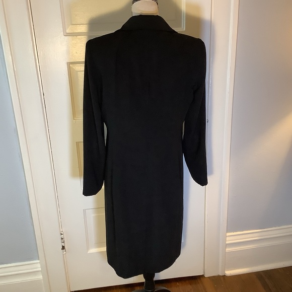 Vintage Danny & Nicole NY Women's Long Black Jacket and Dress XS - S 3 Button - Picture 3 of 16